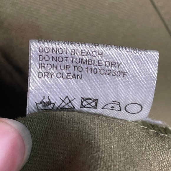 Lea & Viola pearl detail Army inspired utility jacket green M - Picture 14 of 16